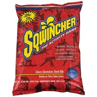 Sqwincher Corporation 016401-CH Sqwincher 47.66 Ounce Instant Powder Pack Cherry Electrolyte Drink - Yields 5 Gallons (16 Each P
